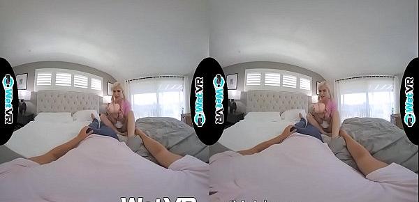  WETVR Step Sis Fucks Masturbating Step Bro In Virtual Reality